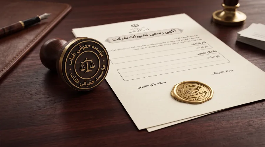ساخت مهر جدید و ثبت آگهی تغییر نام رسمی شرکت